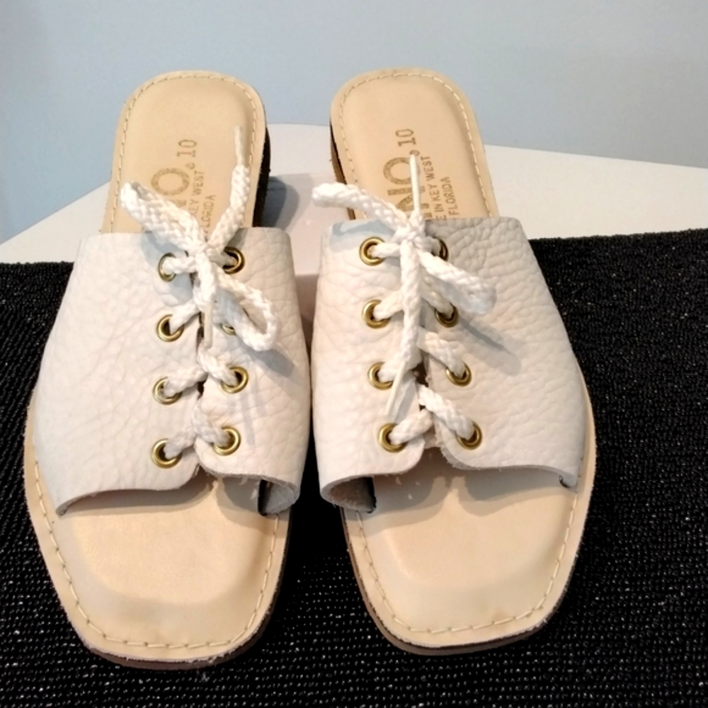 KINO ladies leather sandals, size 10